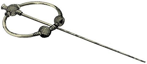 Norse thistle brooch