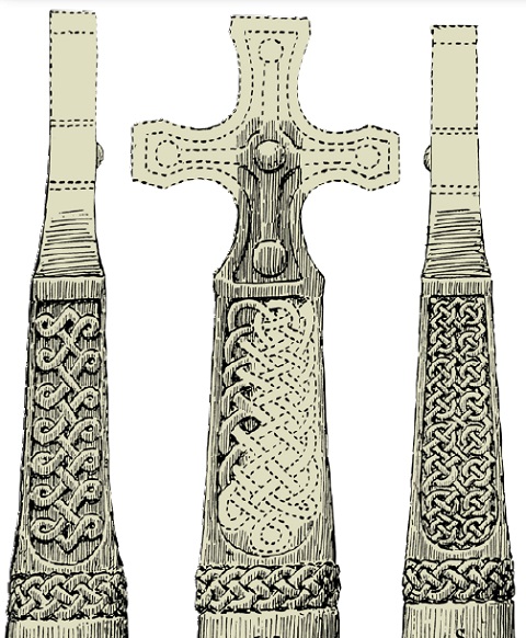 Detailed drawings of the Giant’s Grave by W.G. Collingwood
