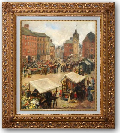 Penrith Market c.1896 by Emma Watson